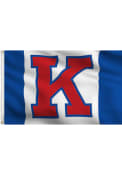 Kansas Jayhawks 3x5 Game Day Grommet Flag Blue Silk Screen Grommet Flag