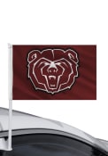 Missouri State Bears 11x16 Maroon Silk Screen Car Flag - Maroon