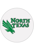 North Texas Mean Green White Coaster