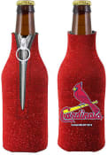 St Louis Cardinals Red Glitter Bottle Coolie