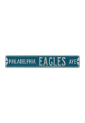 Philadelphia Eagles Teal Metal Street Sign