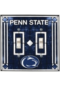 Penn State Nittany Lions Art-Glass Double Light Switch Cover