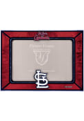 St Louis Cardinals 6.5x9 inch Horizontal Art Glass Picture Frame