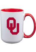 Oklahoma Sooners 15oz Inner Color White Mug