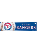 Texas Rangers 3x12 Bumper Sticker - Grey