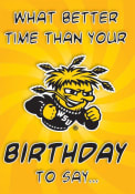 Wichita State Shockers Team Logo Birthday Card