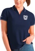 Butler Bulldogs Womens Antigua Affluent Polo Shirt - Navy Blue