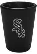 Chicago White Sox 2oz Black Etched Ceramic Shot Glass