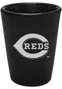 Cincinnati Reds 2oz Black Etched Ceramic Shot Glass