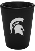 Michigan State Spartans 2oz Black Etched Ceramic Shot Glass