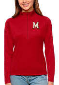 Maryland Terrapins Womens Antigua Tribute Pullover - Red