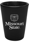 Missouri State Bears 2oz Black Etched Ceramic Shot Glass