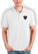 DC United Antigua Affluent Polo Shirt - White