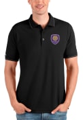 Orlando City SC Antigua Affluent Polo Shirt - Black
