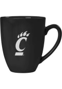 Black Cincinnati Bearcats Laser Etched Bistro Mug