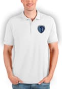 Sporting Kansas City Antigua Affluent Polo Shirt - White