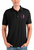 St Louis City SC Antigua Affluent Polo Shirt - Black