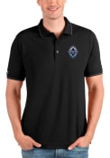 Vancouver Whitecaps FC Antigua Affluent Polo Shirt - Black
