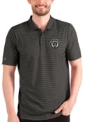 Philadelphia Union Antigua Esteem Polo Shirt - Black