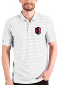 St Louis City SC Antigua Esteem Polo Shirt - White