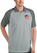 FC Cincinnati Antigua Nova Polo Shirt - Silver