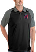 St Louis City SC Antigua Nova Polo Shirt - Black