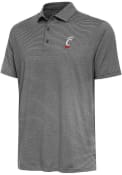 Antigua Mens Black Cincinnati Bearcats Scheme Polo Shirt