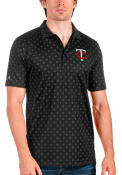 Minnesota Twins Antigua Spark Polo Shirt - Black
