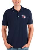 Cleveland Guardians Antigua Affluent Polo Shirt - Navy Blue