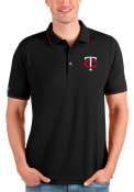 Minnesota Twins Antigua Affluent Polo Shirt - Black