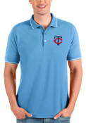 Minnesota Twins Antigua Affluent Polo Shirt - Blue