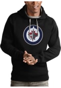 Winnipeg Jets Antigua Victory Hooded Sweatshirt - Black