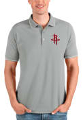 Houston Rockets Antigua Affluent Polo Shirt - Grey