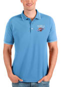 Oklahoma City Thunder Antigua Affluent Polo Shirt - Blue