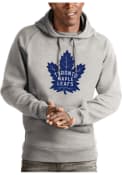 Toronto Maple Leafs Antigua Victory Hooded Sweatshirt - Grey