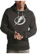 Tampa Bay Lightning Antigua Victory Hooded Sweatshirt - Charcoal