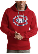 Montreal Canadiens Antigua Victory Hooded Sweatshirt - Red