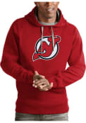 New Jersey Devils Antigua Victory Hooded Sweatshirt - Red