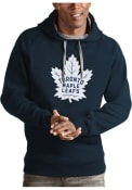 Toronto Maple Leafs Antigua Victory Hooded Sweatshirt - Navy Blue