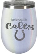 Indianapolis Colts 10oz Opal Stemless Wine Stainless Steel Tumbler - White