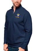 Los Angeles Rams Antigua Gambit 1/4 Zip Pullover - Navy Blue
