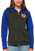 New York Giants Womens Antigua Protect Full Zip Jacket - Blue
