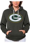 Green Bay Packers Womens Antigua Victory Pullover - Charcoal