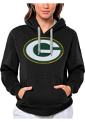 Green Bay Packers Womens Antigua Victory Pullover - Black
