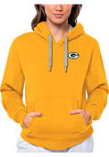 Green Bay Packers Womens Antigua Victory Pullover - Gold