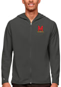 Maryland Terrapins Antigua Legacy Full Zip Jacket - Grey