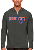 Boise State Broncos Antigua Legacy Full Zip Jacket - Grey