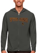 Wyoming Cowboys Antigua Legacy Full Zip Jacket - Grey