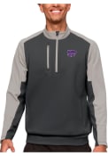 K-State Wildcats Antigua Team Pullover Jackets - Grey