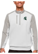 Michigan State Spartans Antigua Team Pullover Jackets - White